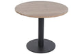 MESA REDONDA COMEDOR ACACIA METAL 90X90X76