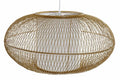 LAMPARA TECHO BAMBU 83X83X40 NATURAL
