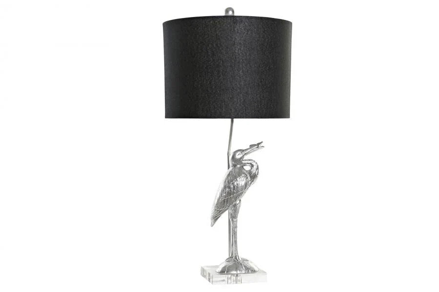 LAMPARA SOBREMESA RESINA POLIESTER 33X33X74 GARZA