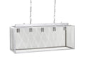 LAMPARA TECHO METAL 79X26X120 GRIS