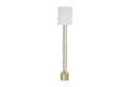 LAMPARA PIE METAL LINO 33X33X165 DORADO