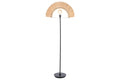 LAMPARA PIE YUTE HIERRO 56X26X152 NATURAL
