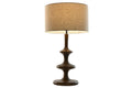 LAMPARA SOBREMESA MANGO ALGODON 40X40X70 MARRON