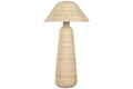 LAMPARA PIE RATAN 60X60X109 BEIGE