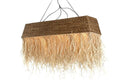 LAMPARA TECHO FIBRAS NATURALES 138X26X33