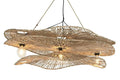LAMPARA TECHO FIBRAS NATURALES 112X50X29
