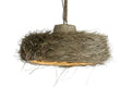 LAMPARA TECHO FIBRAS NATURALES 64X64X34