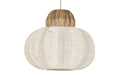 LAMPARA TECHO ALGODON SEAGRASS 50X50X43 NATURAL
