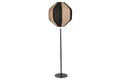 LAMPARA PIE YUTE HIERRO 50X50X165 NATURAL BICOLOR