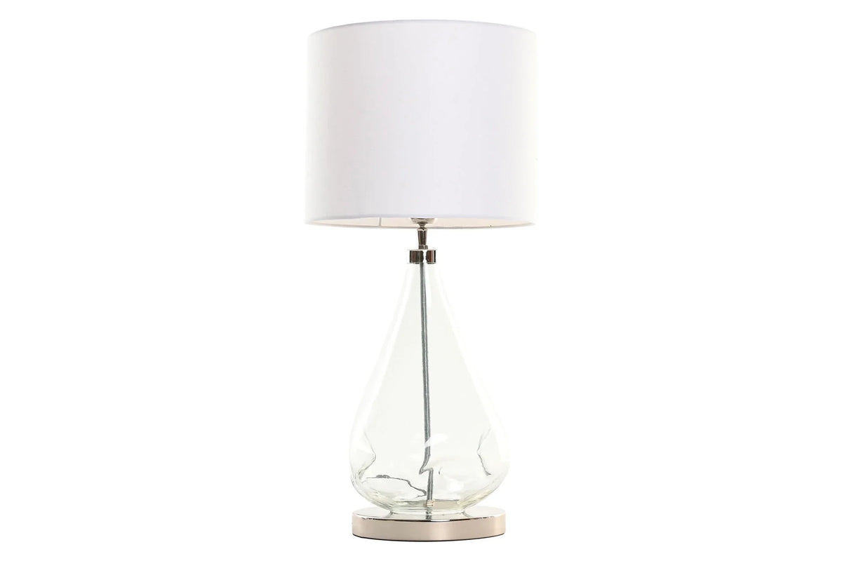 LAMPARA SOBREMESA CRISTAL 30X30X65 ORGANICO