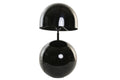 LAMPARA SOBREMESA ACERO PATINADO 31X31X59 NEGRO