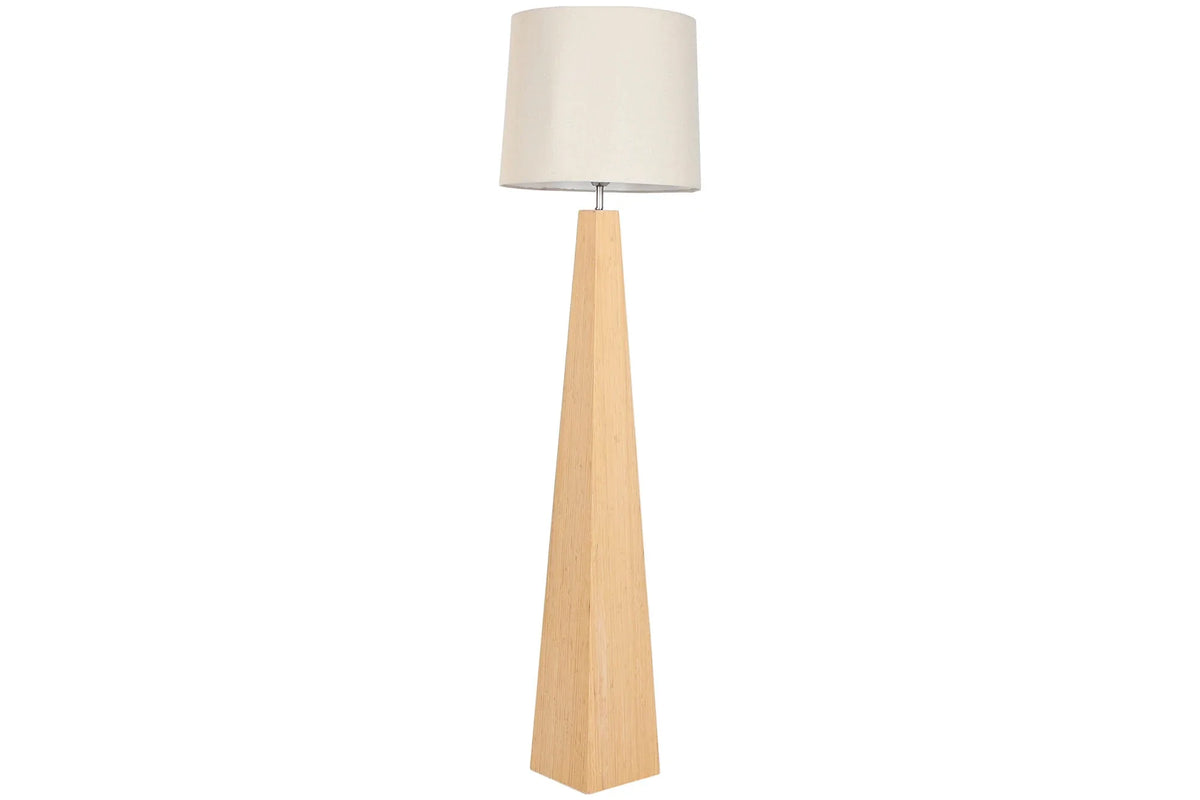 LAMPARA PIE BAMBU LINO 42X42X158 NATURAL CRUDO