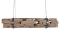 LAMPARA TECHO RAIZ DE TECA RECICLADA 180X33X33