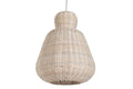 LAMPARA TECHO RATAN 43X43X56