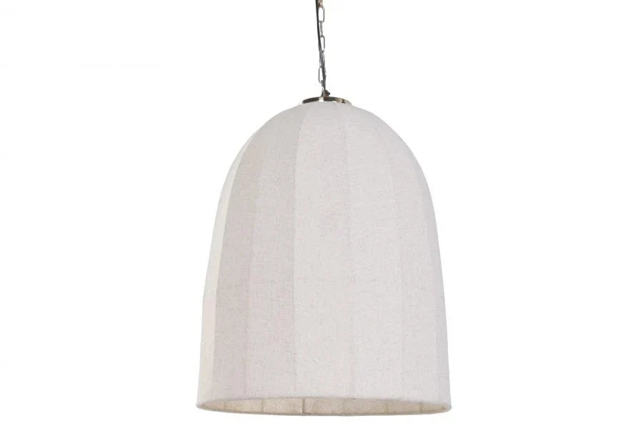 LAMPARA TECHO ALGODON HIERRO 50X50X70 CAMPANA