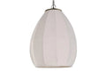 LAMPARA TECHO ALGODON HIERRO 37X37X50 NATURAL