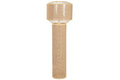 LAMPARA PIE BAMBU RATAN 46X46X140 NATURAL MARRON