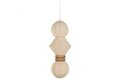 LAMPARA TECHO FIBRA 43X43X112 BOLAS BLANCO