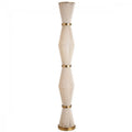 LAMPARA PIE ALGODON METAL 20X20X140 CRUDO