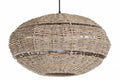 LAMPARA TECHO FIBRA RATAN 40X40X40