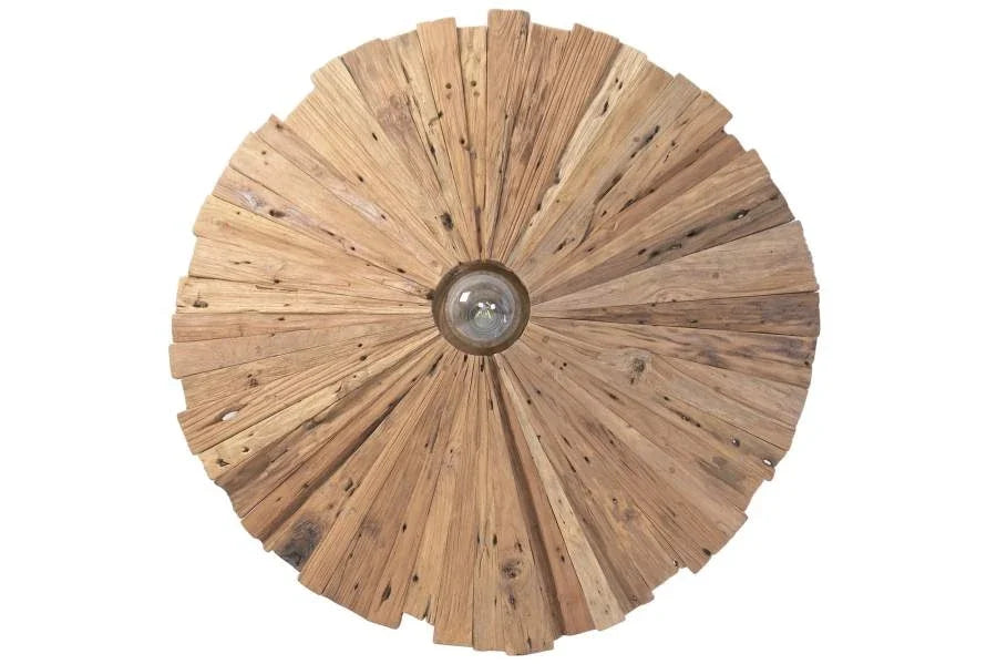 LAMPARA APLIQUE TECA RECICLADA 80X18X80