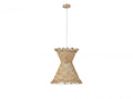 LAMPARA TECHO RAFIA 55X55X70