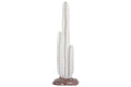 LAMPARA PIE ARENISCA 32X18,7X100 CACTUS BLANCO