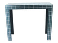 CONSOLA METAL 90X35X74,5 AZULEJOS AZUL