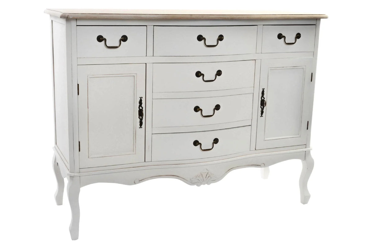 BUFFET ABETO 118X45X90 NATURAL BLANCO