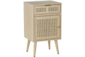 MESITA DE NOCHE PAULOWNIA MDF 42,2X37X70 REJILLA