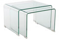 MESITA AUXILIAR SET 2 CRISTAL 48X45X31,5 12 MM.