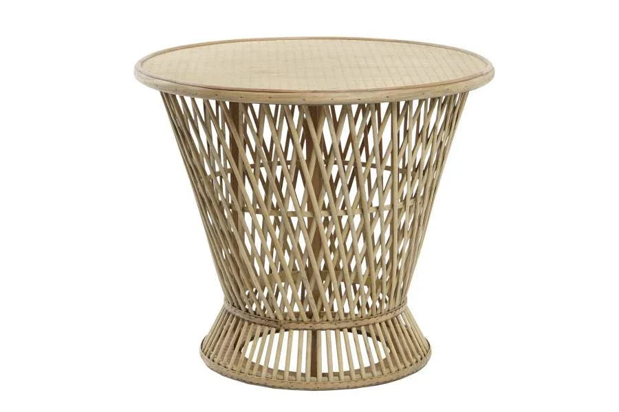 MESITA AUXILIAR BAMBU 60X60X52 NATURAL
