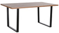 MESA COMEDOR MDF HIERRO 160X90X75 4CM. GROSOR