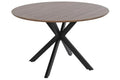 MESA COMEDOR MDF HIERRO 120X120X75 3CM. GROSOR
