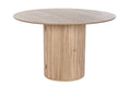 MESA REDONDA COMEDOR PAULOWNIA 120X120X77 PUERTA