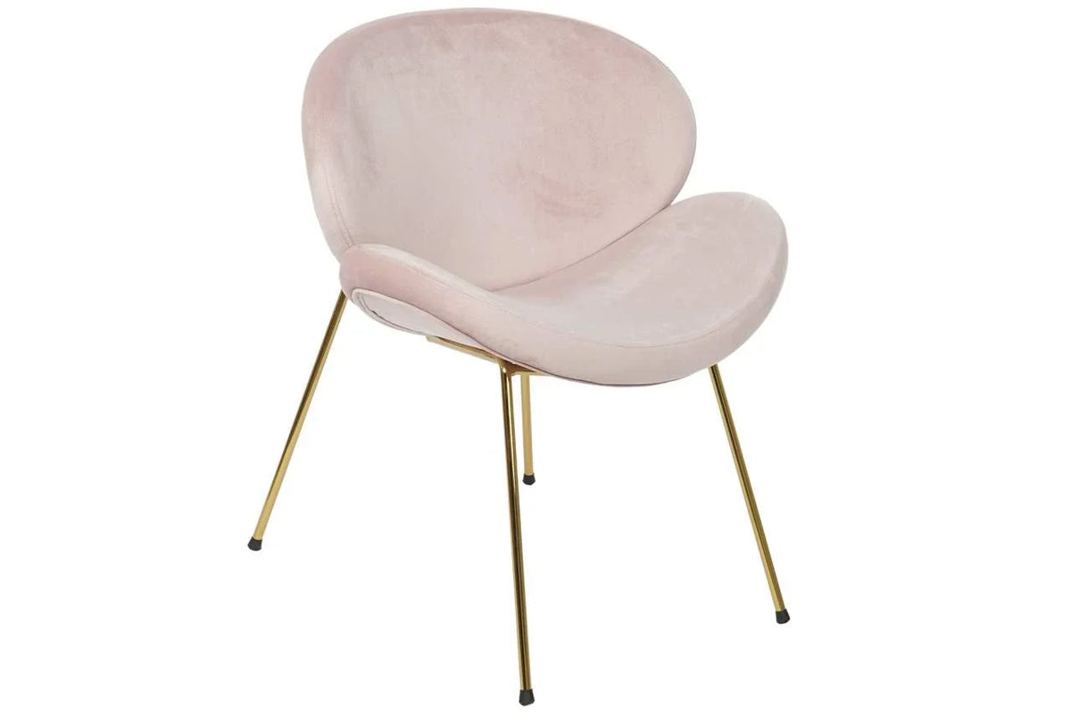 SILLA POLIESTER METAL 63X57X73 TERCIOPELO