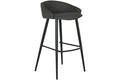 TABURETE PU METAL 48X47X87,5 GRIS OSCURO