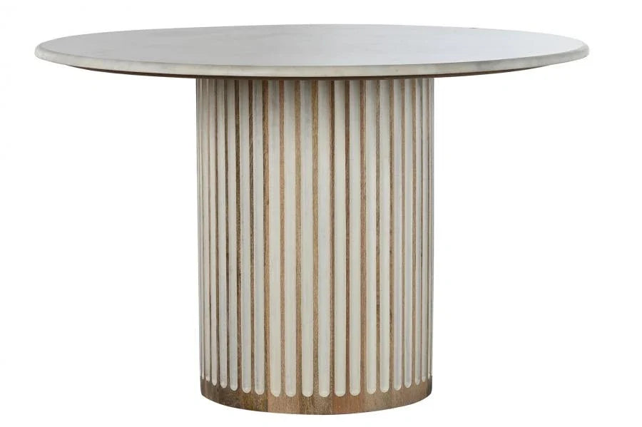 MESA REDONDA COMEDOR MANGO MARMOL 120X120X76