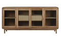 BUFFET TECA CRISTAL 180X50X90 NATURAL