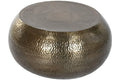 MESA CENTRO ALUMINIO 60X60X30 DORADO