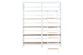 ESTANTERIA METAL MANGO 180X35X220 ESCALERA BLANCO