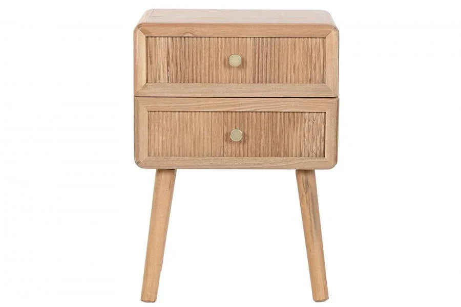 MESITA DE NOCHE PINO MDF 40X32X58 NATURAL