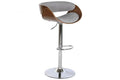 TABURETE POLIESTER NOGAL 54X53X101,5 AJUSTABLE