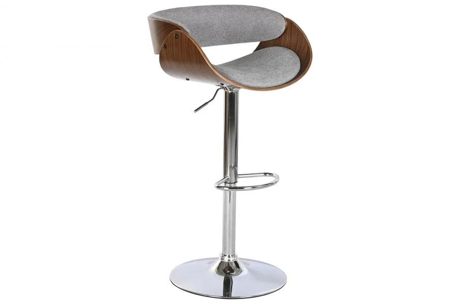 TABURETE POLIESTER NOGAL 54X53X101,5 AJUSTABLE
