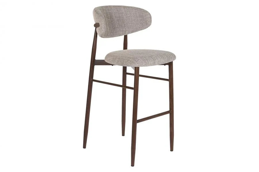 TABURETE METAL POLIESTER 52X55X104 SIMIL MADERA