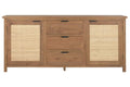 BUFFET TECA RECICLADA RATAN 181X46X81 NATURAL