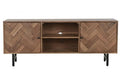 MUEBLE TV ACACIA METAL 140X40X55 MARRON