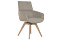 SILLA MADERA DE HEVEA 59X62,5X90 GIRATORIO