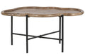 MESITA AUXILIAR MANGO HIERRO 88X49X42 NUBE NATURAL