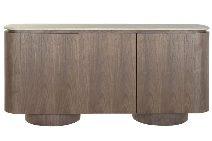 BUFFET MDF GRANITO 180X40X85 MARRON
